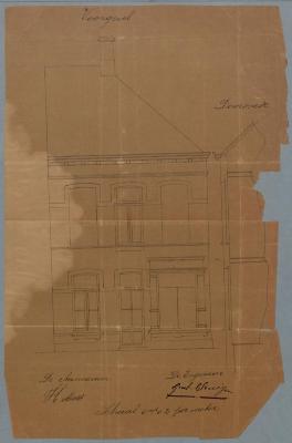 Glénisson Gust, Warandestraat , Sectie Q nr 457, (her)bouwen huis, 10/8/1894 