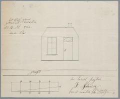 Antonisse - Jacobus, Steenweg Turnhout naar Breda, Wijk B nr 584 derde klas, bouwen bareel huis in steen -Bareel nr 1, 10/12/1864 