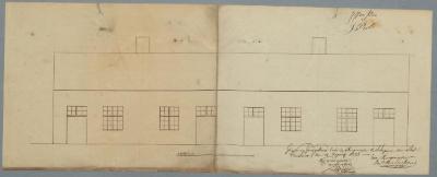 Janssen J., Otterstraat (einde straat, naast Janssens), bouwen 4 weverswoningen, 11/8/1838 