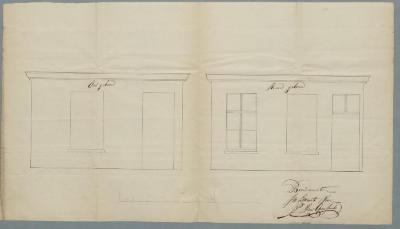 Aerdevie Francis, Otterstraat , Wijk 1 nr 512, veranderingen aan ramen, 13/8/1849 