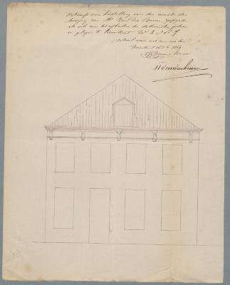 Brosens j., Steenweg van Turnhout naar Mol, Wijk 2 nr 7, herstellen corniche, 19/10/1869 