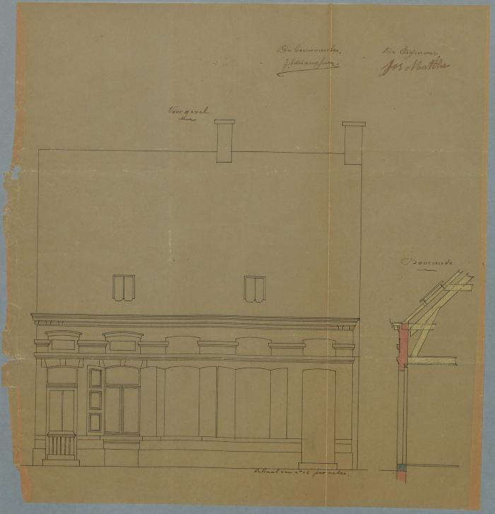 Matthe Jos, Provinciale baan van Turnhout naar Mol, Wijk C nr 854a, bouwen huis, 5/11/1897 