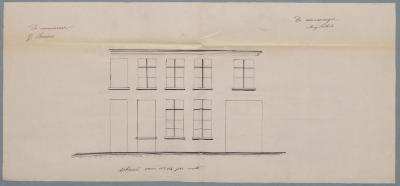 Peeters Aug., Otterstraat , Wijk 1 nr 955, vervangen raam door een deur, 23/9/1887 