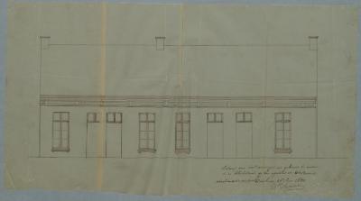 Brosens (weduwe), Klinkstraat , bouwen 4 woningen, 11/7/1881