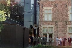 Taxandria museum. 3 september 1999  Inhuldiging guillotine in overdracht van de provincie naar de Stad Turnhout.
