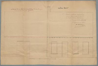 Van Gorp Jean Baptiste, Steenweg van Turnhout naar Antwerpen, Sectie P nr 627, bouwen nieuwe stal aan huizing, 27/7/1848
