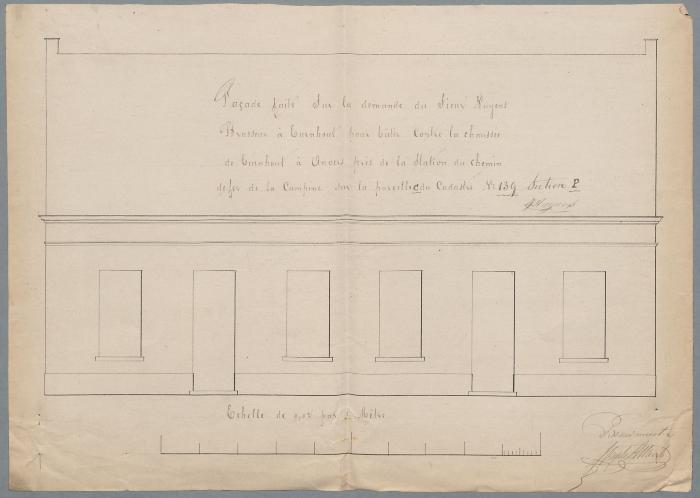 Nuyens J., Steenweg van Turnhout naar Antwerpen, Sectie P nr 139, bouwen huis, 16/2/1855