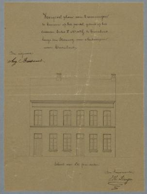 Beersmans Aug., Steenweg van Antwerpen naar Turnhout, Sectie P nr 108 , bouwen 2 woningen, 2/1/1865