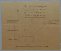 Beersmans August, Steenweg van Antwerpen naar Turnhout, Sectie P nr 108 , bouwen afsluitingsmuur tusssen 2 eigen woningen, 7/3/1866