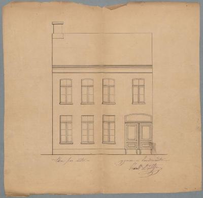 Dieltjens Char., Sint Antoniusstraat , bouwen huis, 13/6/1874