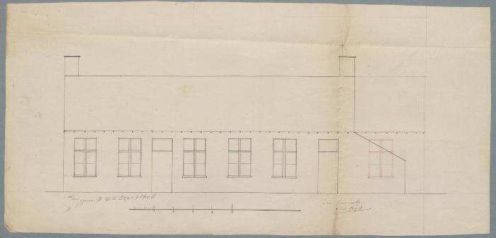 Van Oorschot , Schorvoort, verandering aan huizing, 25/6/1866