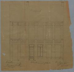 Blereau G., Warandestraat (naast rijkswacht), Sectie Q nr 478, bouwen 2 huizen, 13/7/1876