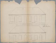 Bavelaar Adrianus, Warandestraat , Wijk 4 nrs 551,552 en 553, plaatsen 4 ramen met gebonten voorzien van cornischgoot, 23/5/1861