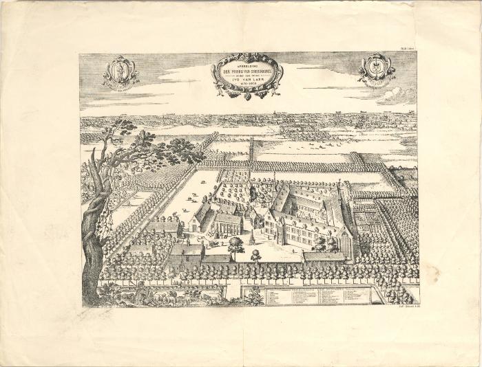 Priorij / Gravure van priorij v. Korsendonk