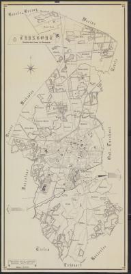 Kaart van Turnhout, gedrukt