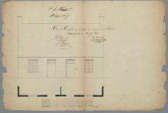 Hendrickx [weduwe], Schorvoort (nabij het hofken van de kinderen Michielsen), bouwen 2 woningen, 15/7/1839