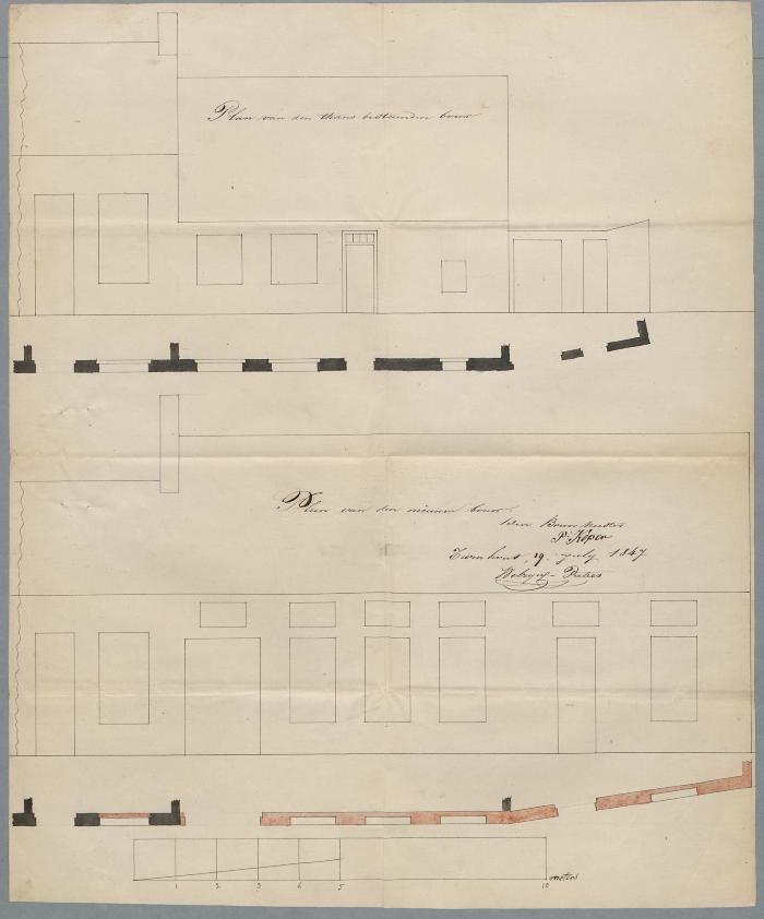 Wilrijcx-Peeters, Kwakkelstraat , Sectie 2 nr. 109, herbouwen werkhuis, 22/7/1847