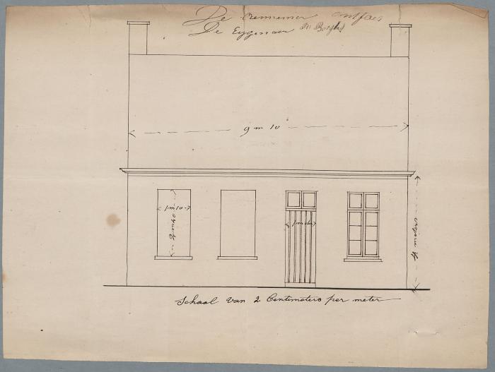 Borghs, Schorvoort (kapelletje), bouwen woning, 3/10/1874