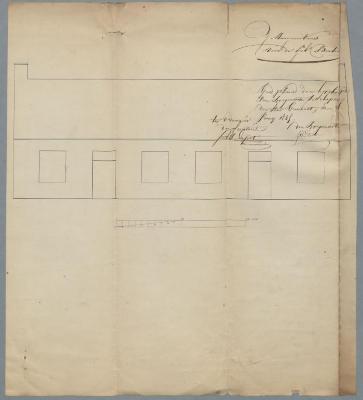 Marijnen[…], Schorvoort, Wijk N nr 1243, bouwen huizing bestaande uit 2 woningen, 21/6/1845
