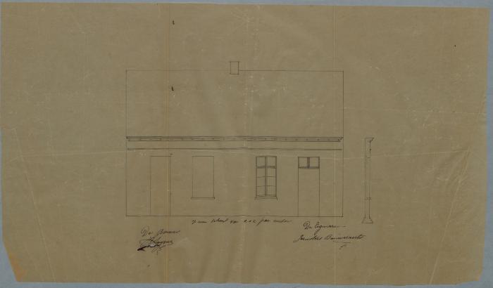 Bauweraerts (gezusters), Kruishuis (naar Graatakker ,op eigendom Proost), bouwen 2 huizen, 1/4/1882