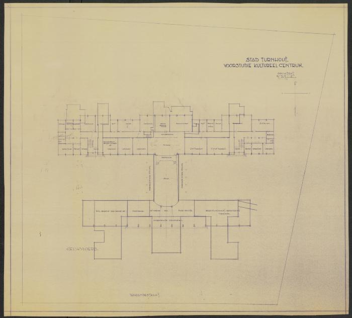 Stad Turnhout. Voorstudie Kultureel Centrum