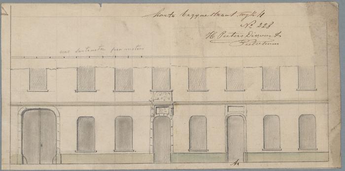 Peeters-Divoort H., Korte Begijnenstraat , Wijk 4 nr. 228, De Witen Leeuw uithangbord, 20/5/1861