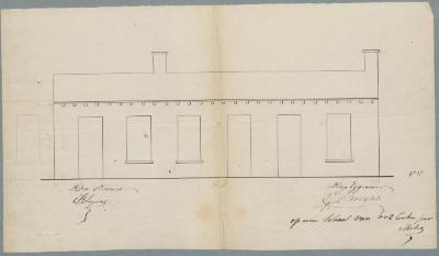 Borghs , Statiestraat (naast Driezen-schoenmaker), bouwen 3 huizen, 19/3/1870