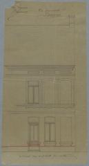 Wagemans H., Gasthuisstraat (met hoek Leopoldstraat), Wijk 4 nr. 25 en 26, veranderingen aan huizing, 7/2/1880