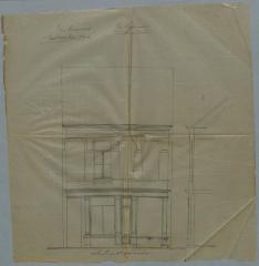 Van Kasteren Daniel, Gasthuisstraat , Wijk 3 nr. 374, heropbouwen huizing, 4/9/1886