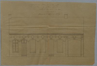Brosens J.P., Victoriestraat , bouwen huizen, 30/7/1869