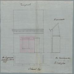 Gijs-Bolsius August Papenstraatje nr. 39 raam en deur in inrijpoort veranderen 12/5/1900