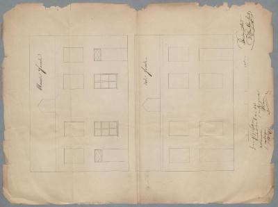 De Go[ttal], Papenstraatje, Wijk 1 nr. 199, plaatsen 2 nieuwe ramen en deuren (met deurgebonten), 6/5/1848
