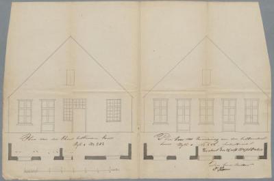 Peeters Ant., Patersstraat , Wijk 1 nr. 252, verandering aan bouw, 31/10/1850