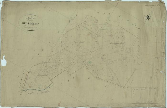 "Wijk F genaamd Oud-Turnhout In 6 Bladen, 3de blad"
