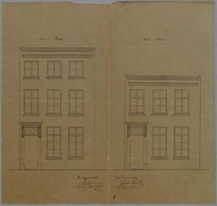 Verhoeven J. (weduwe Versteylen), Patersstraat , Sectie 4 nr. 337, verandering aan huizing, 23/1/1864