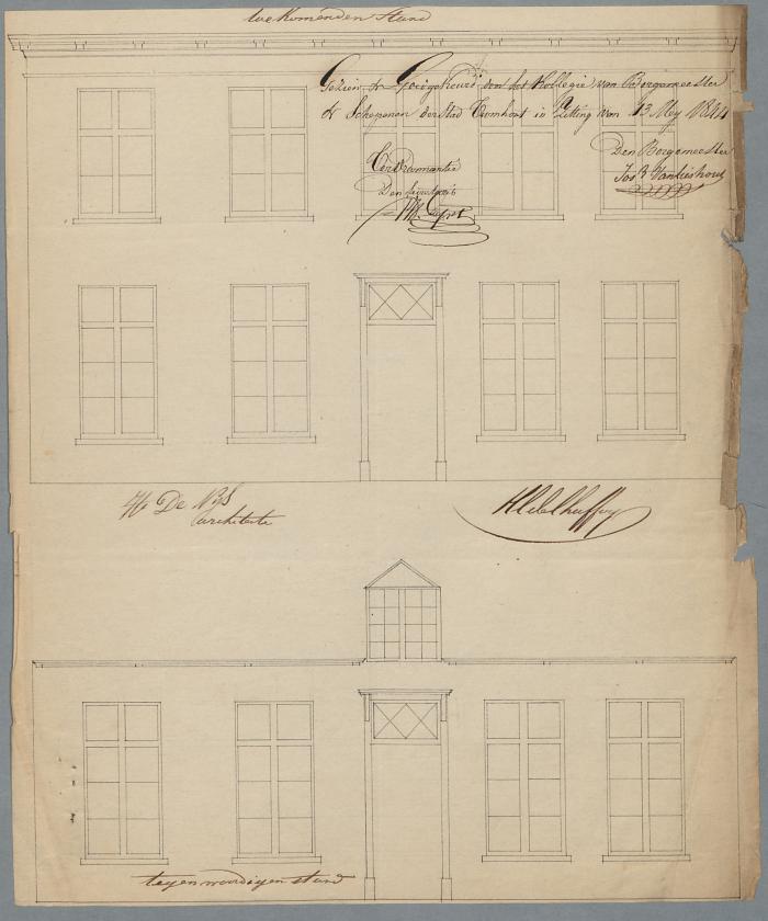 [HldelHuffer], Patersstraat , Sectie 4 nr. 271, opbouwen [stagie] op huizing, 13/5/1844
