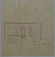 Van Deun (weduwe)-Broeckx Louise, Patersstraat , Wijk 1 nr. 421, veranderingen aan huizing, 7/3/1855