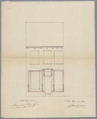 Hannoset-Dignef, Patersstraat , Sectie [] nr. 181a, maken vitrine met ingangsdeur, 1/5/1897