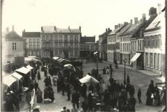 Markttaferelen / Oud marktgezicht vóór 1904 (Zaterdagse markt)