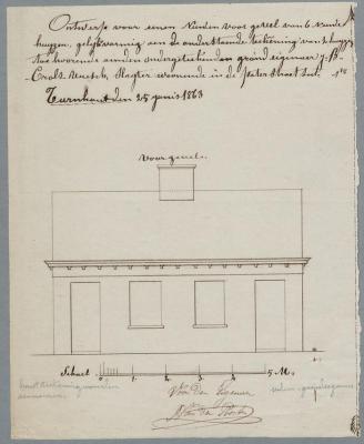 Van Der Poorten-Van Loon, Patersstraat , bouwen 6 achterwoonen, 26/6/1863