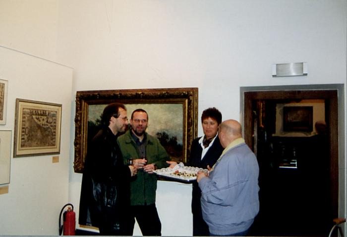 Foto's van het Taxandriamuseum. Opening van de tentoonstelling "Keizer Karel en de scheiding der Nederlanden" 12/2000.
