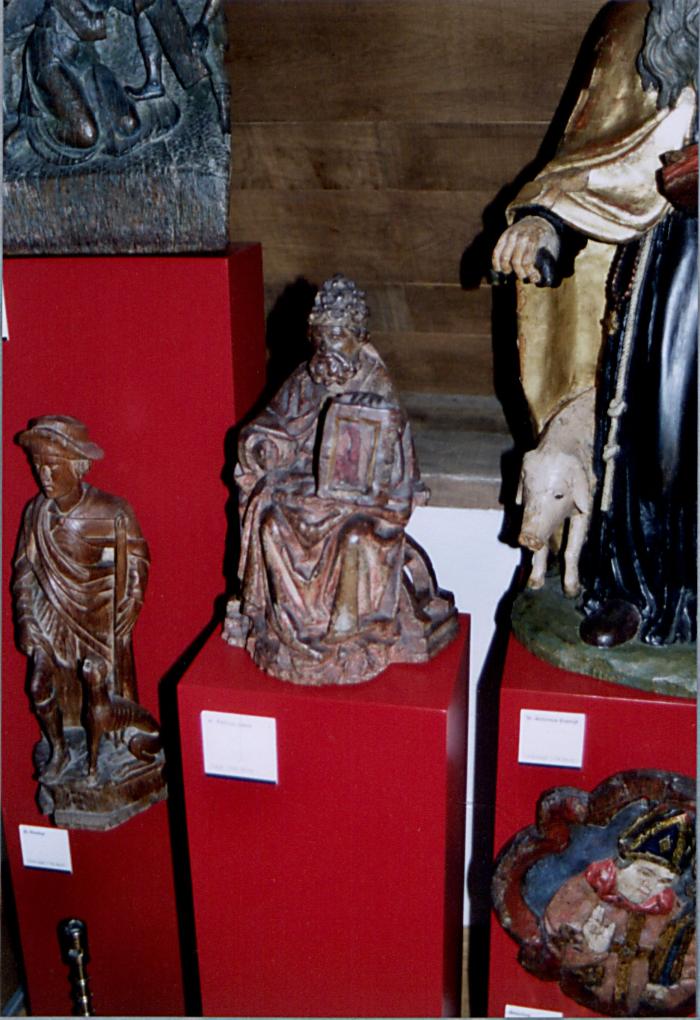  Taxandriamuseum, kleine zolder, religieuze kunst, maart 2002.
