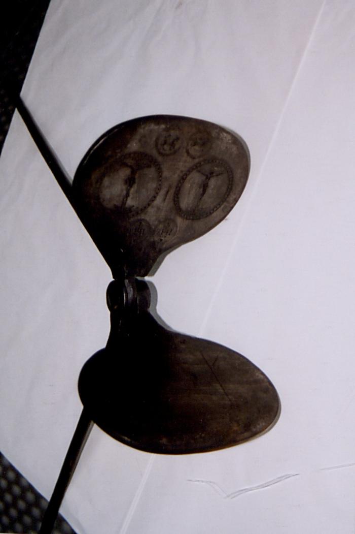 Taxandriamuseum, "Huis metten Thoren", zolderverdieping, hostieijzer.
