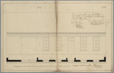 De Jongh J., Patersstraat (einde straat)- aan de Oosthovense molen, bouwen huis, 18/5/1839