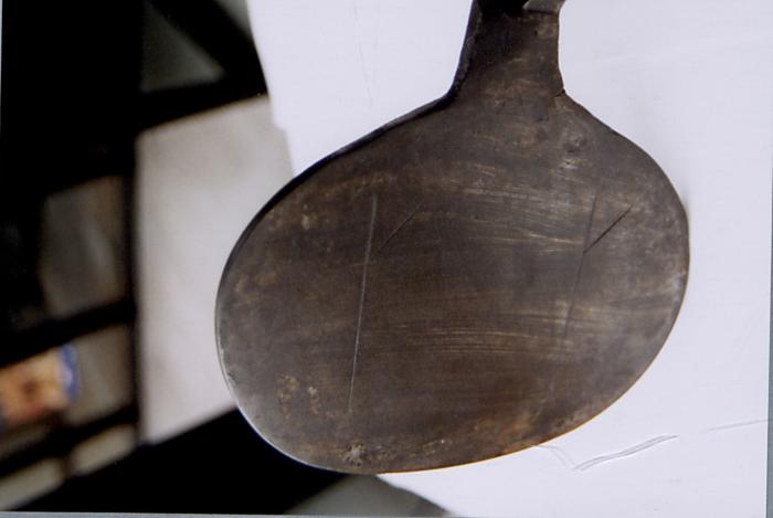 Taxandriamuseum, "Huis metten Thoren", zolderverdieping, hostieijzer.
