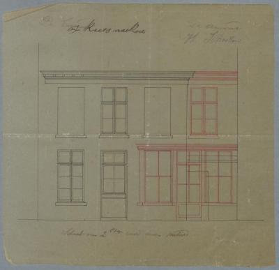 Keersmaekers Henri, Patersstraat , Wijk 4 nr. 272, ramen en deur veranderen , 8/3/1879