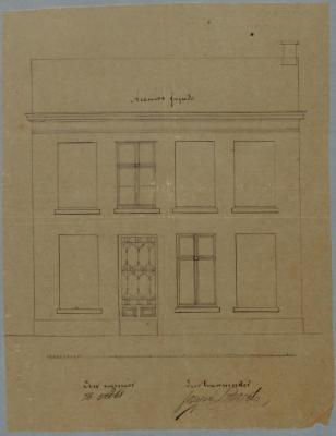 Crols H., Patersstraat, Sectie 4 nr. 312, verandering aan huizing, 4/6/1864