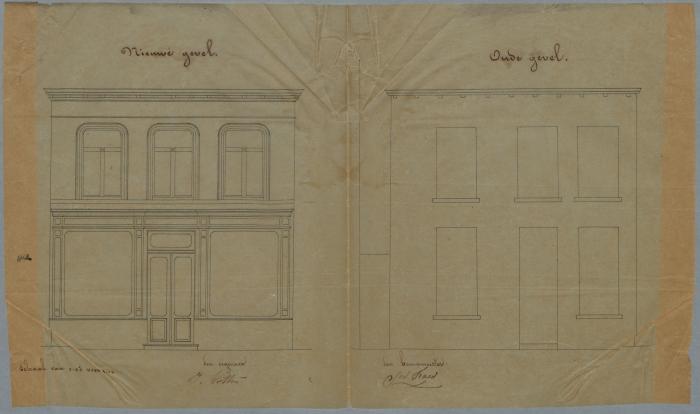 Metten P. Joseph, Patersstraat , Sectie 1 nr. 206, veranderingswerken aan woning, 27/5/1865