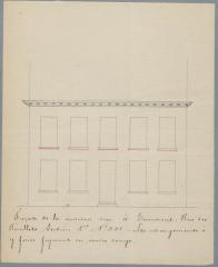 De Somer-Loyens M.G. (la dame), Baan van Turnhout naar Tilburg, veranderingswerken aan woning (vensterbanken op verdieping), 29/4/1857