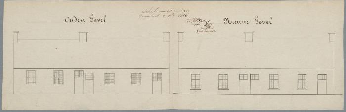 Vanlinden, Steenweg van Turnhout op Tilburg - te Oosthoven, Wijk 6 nrs. 87,88,89 en 90, veranderingen aan huis, 5/12/1856
